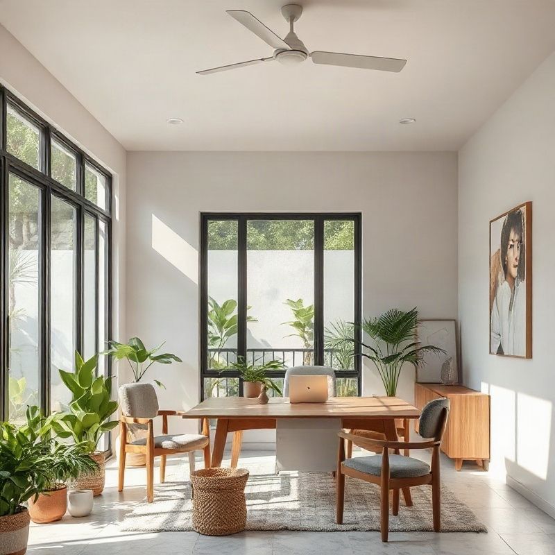 Equipe Astronastro conversando no escritório imobiliário
